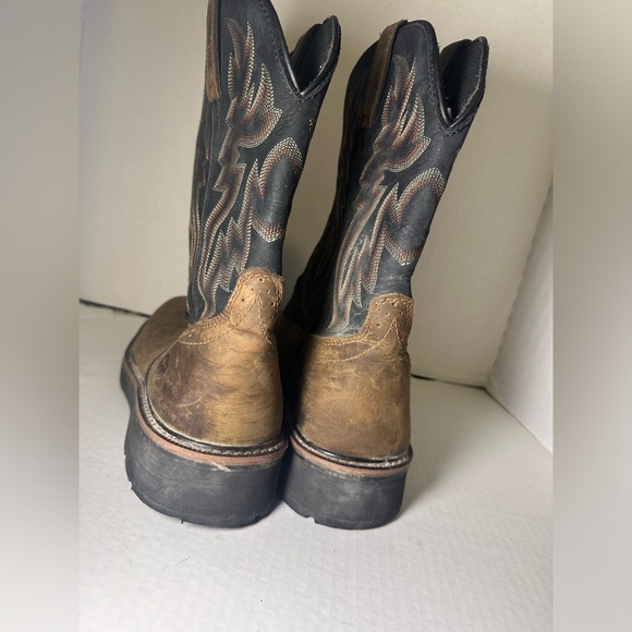 Men's Wolverine Rancher ST Waterproof Steel-Toe Brown Boots / W10765 / Size 9 - Picture 3 of 5